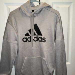 Adidas Men's Gray Hoodie